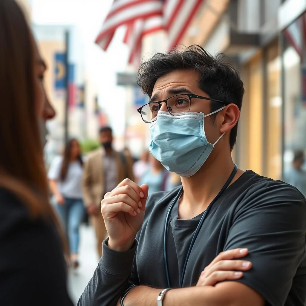 Patient recovering after apical surgery for dental relief.