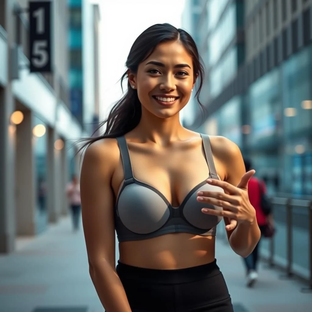 Comfortable bra for rotator cuff surgery recovery.